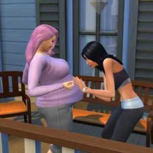 Хайд, както в "The Sims 4", за да роди близнаци