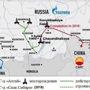 Газопровод "Алтай" до Китай: проект и строителство