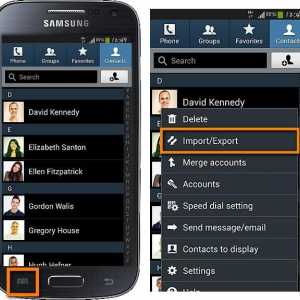 Когато се съхраняват контакти в Android: съвети за намиране на контакти