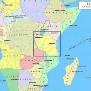 Къде е Танзания в Африка?