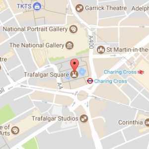 Къде е Трафалгар Скуеър в Лондон?