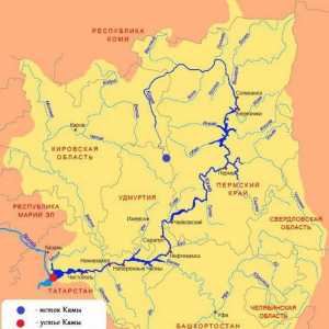 Къде се намира източникът на река Кама? География и интересни факти