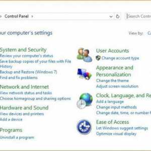 Където в Windows 10 контролния панел: Начини на достъп