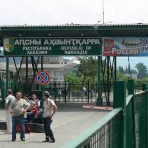 Границата между Русия и Абхазия: описание, характеристики на пасажа и документи