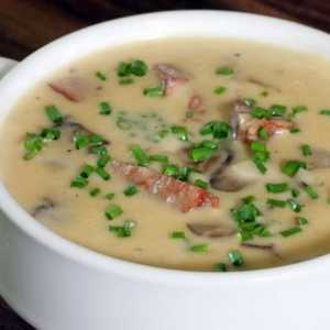 Гъба супа с разтопено сирене: рецепта с снимка