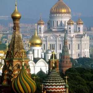 Храмове на Москва. Катедралата Христос Спасител в Москва. Храм на Матрона в Москва