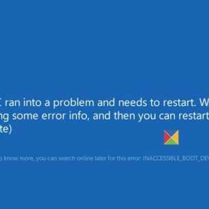 Недостъпно устройство за стартиране при зареждане на Windows 10: как да поправите? препоръки