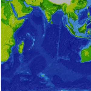 Индийски океан: дълбочината на океана. Дъното на Индийския океан. Температура и релеф на Индийския…