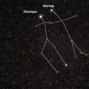 Интересни обекти на съзвездието Джемини. Звезди Полукс и Кастор