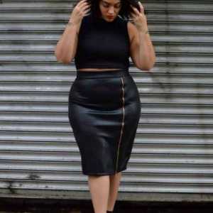 Поли за дебели жени: преглед на моделите и стиловете, с какво да се носят