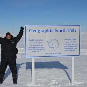 Южният полюс и завладяването му. Каква е географската ширина на Южния полюс?