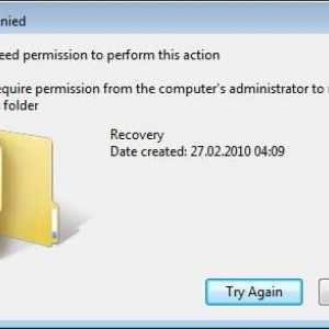 Няма достъп до папката: как да възстановите разрешения и разрешения в Windows 7