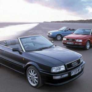 Cabriolets `Audi` (Audi): списък, спецификации, снимки и ревюта на модели