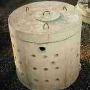 Качествен септичен резервоар, изработен от бетонни пръстени