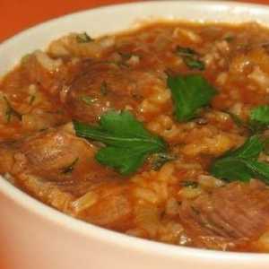 Как се приготвя супата kharcho? Рецепта с картофи и ориз