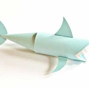 Как да направите акула от хартия - подробно описание