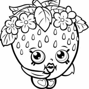 Как да нарисувате магазинчета: ягоди, бисквити и ягодоплодни