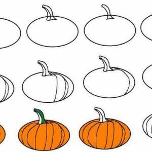 Как да нарисувате тиква за Хелоуин?