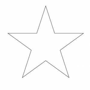 Как да нарисувате звезда с помощта на владетеля бързо?