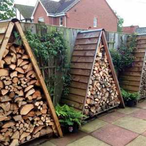 Как да се изгради подслон за дърва за огрев?
