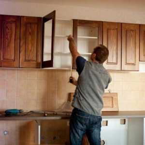 Как да се мотае на стената кухня шкафове? Видове крепежни елементи