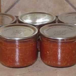 Как да готвя хрян от домат за зимата?