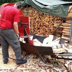 Как да направим дървен сплитер домашно? Саморазработен хидравличен дърводелски сплитер със…