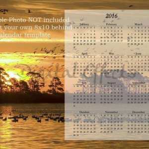 Как да направите календар в Photoshop за цялата година?