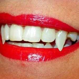 Как да направите себе си вампирските зъби?