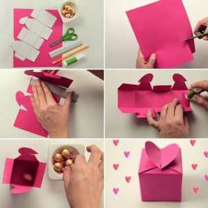 Как да направите подарък кутии за себе си