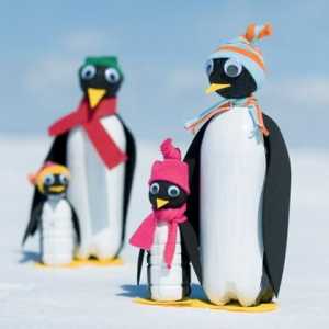 Как да направите пингвин от пластмасова бутилка? Занаяти от пластмасови бутилки