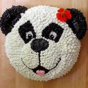 Как да си направите торта `Panda` със собствените си ръце от крем?