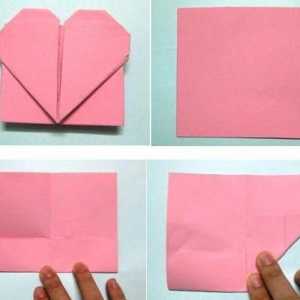 Как да сгънете оригами "Сърце": инструкции стъпка по стъпка