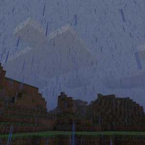 Как да премахнете дъжд в Minecraft и си струва?