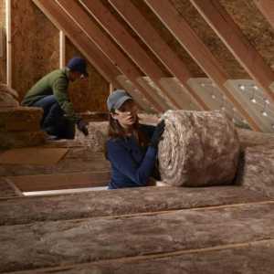 Как да изолирате тавана за зимно пребиваване: избор на материали и технологии