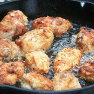 Как да изпържите пиле в тиган: бърза и вкусна рецепта за готвене