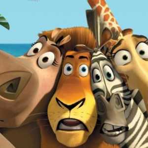 Каква е името на зебра от Мадагаскар и други основни герои на карикатурата?