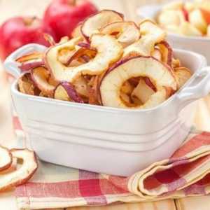 Какво е калоричното съдържание на сушени ябълки
