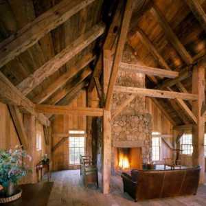 Камина в дървена къща: характеристики на инсталацията, устройство и рецензии