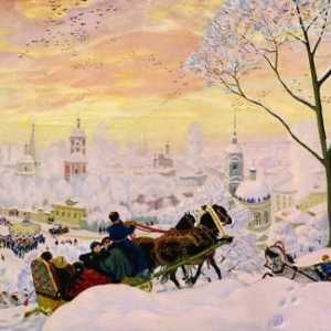 Картината на Кюстендиев Масленица: описание