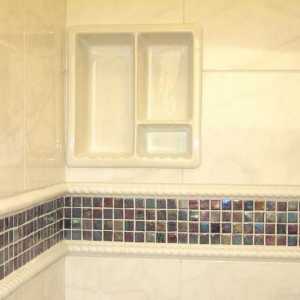 Керамичен ъгъл за банята: избор и монтаж