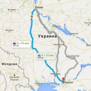 Киев-Херсон: пътуване през района на Украйна