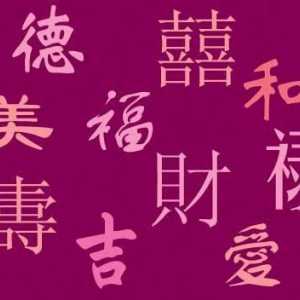Китайски йероглифи на късмет, любов и щастие