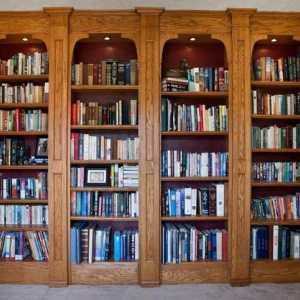 Библиотека със стъклени врати: сортове и дизайнерски елементи
