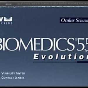 Контактни лещи Biomedics 55 Evolution. Спецификации, ръководства на потребителя, прегледи