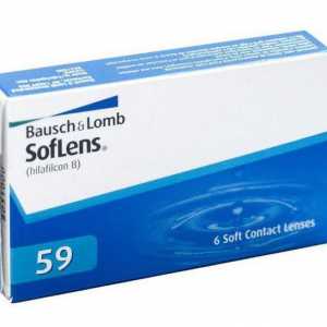 Контактни лещи SofLens 59: предимства и недостатъци, прегледи