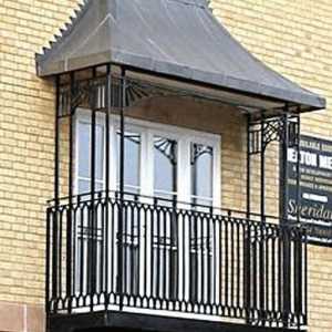 Козирка на балкона: описание, изгледи, монтажни елементи