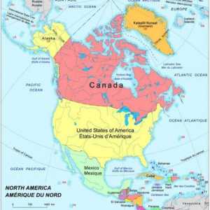 Кратко описание на Северна Америка: население, население, плътност и история
