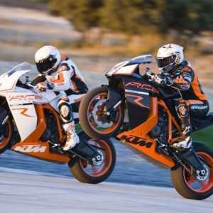 KTM - мотоциклети с изпитание по време