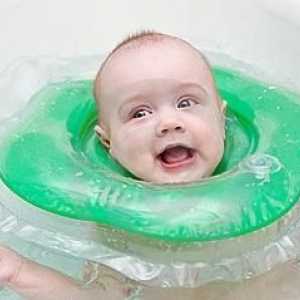 Къпане на новородено с кръг. На каква възраст мога да започна?